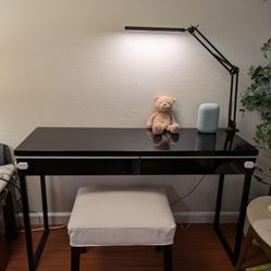 Glossy Black Desk