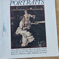 1986 Portraits book featuring 19th century artists art #portraitart