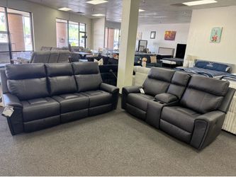 Ashley reclining sofa set