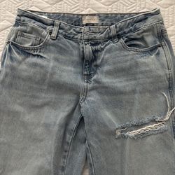 2 pair PAC sun and A&F jeans