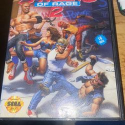Saga Genesis Streets Of Rage 2 Game
