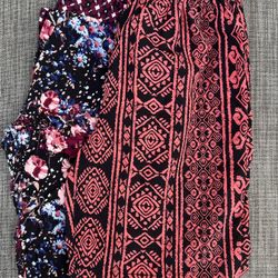 2 Pairs Women’s Patterned Lounge Pants 