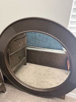 Big round mirror