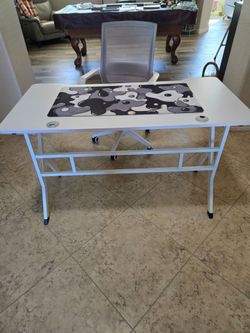 Gaming Desk, Chair and Mouse Pad