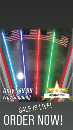 LED whips! Lighted Whips!