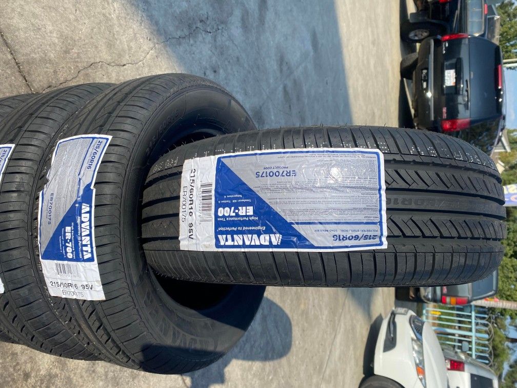 216/60r16 Advanta - New Tires Installed And Balanced Llantas Nuevas Instaladas Y Balanceadas