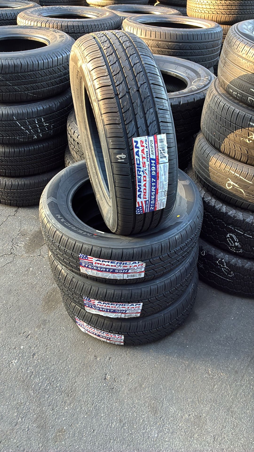 215/65/17 American Roadstar New Tires