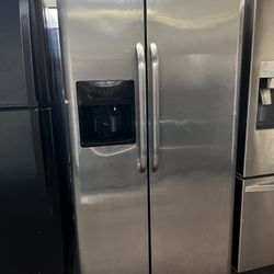 Frigidaire Stainless Steel Side By Side Refrigerator 
