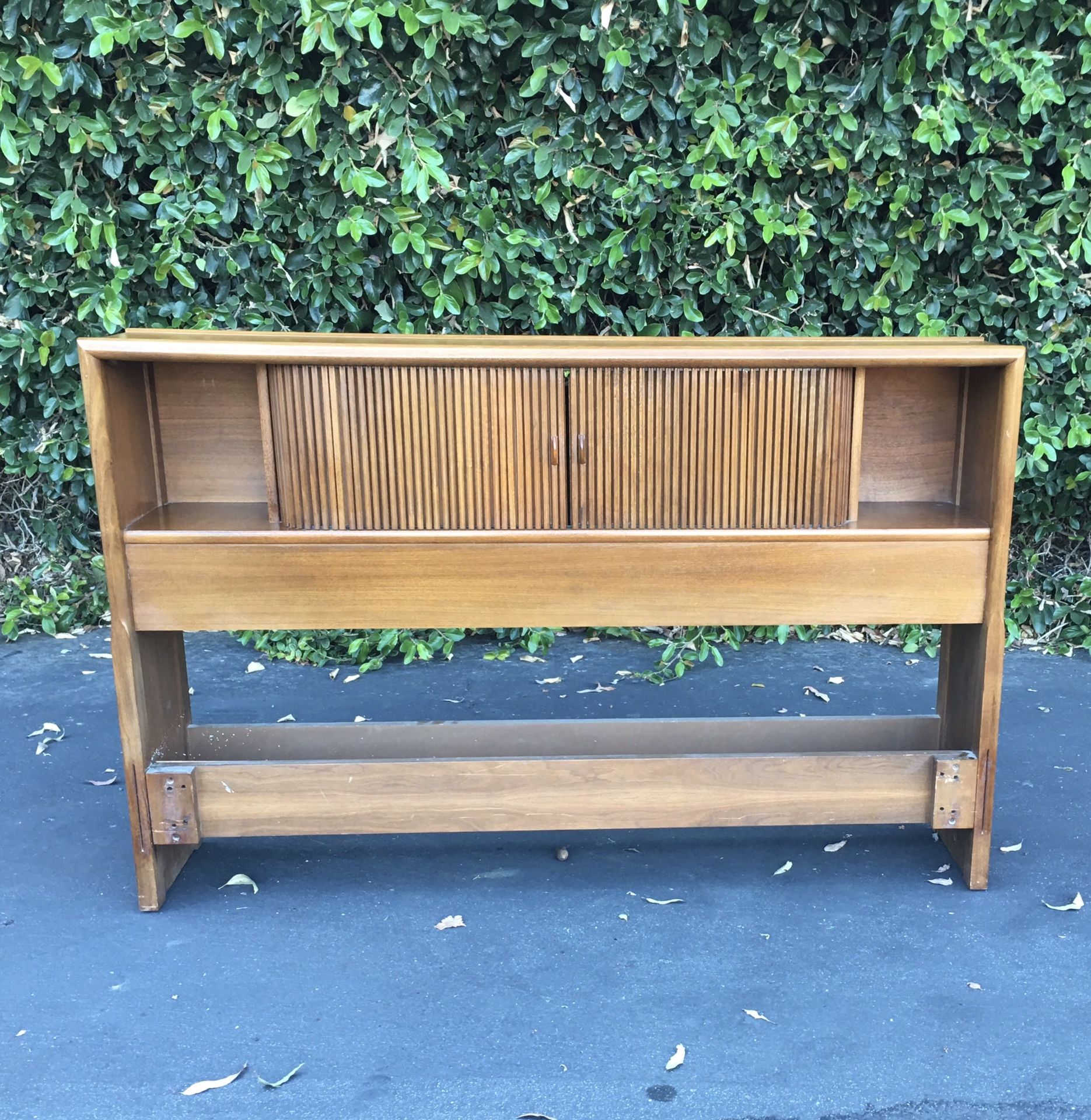 Mid Century Modern Full Headboard Parallel Collection by Barney Flagg for Drexel