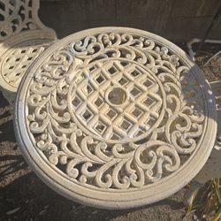 Metal Yellow Patio Set