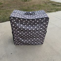 Portable On-the-Go Travel Infant/Toddler Bed+ Suitcase Foldable.Practical.Clean