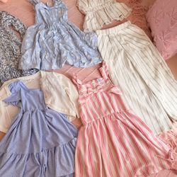 Little girls cute bundle dresses