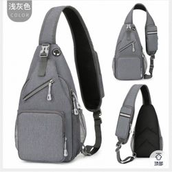 ( Whole Sale )All-Match Chest Bag Versatile Anti Theft Nylon Sling Bag for Hiking and Daily Use
