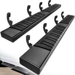 YITAMOTOR 6 Inches Running Boards Compatible with 2019-2026 Chevy Silverado/GMC Sierra 1500 Crew Cab, 2020-2026 2500HD 3500HD, Side Step Bars Aluminum