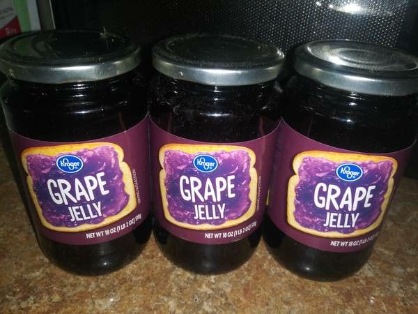 (3) 18 Oz Jars Of Grape Jelly! 04/2024