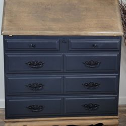 Solid Wood Secretary Desk 