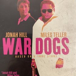 WAR DOGS (Blu-Ray-2016) Jonah Hill + Miles Teller!