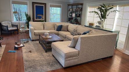 Custom  L-Shaped Sectional Sofa – Pristine Condition (118" x 144")