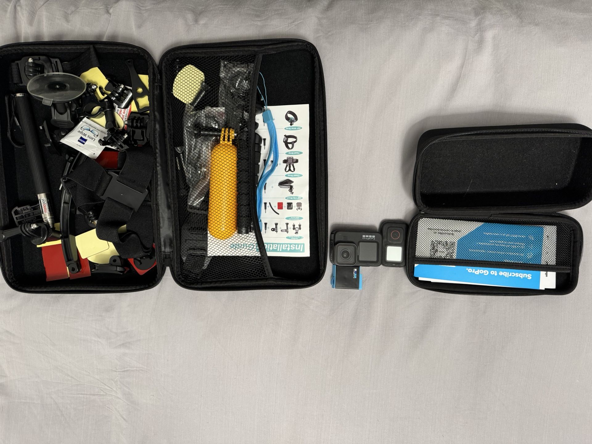 GoPro HERO9 Black - E-Commerce Packaging - Waterproof Action Camera with Front LCD and Touch Rear Screens, 5K Ultra HD Video, 20MP Photos, 1080p Live