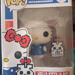 45th Anniversary 8 Bit Hello Kitty Funko Pop