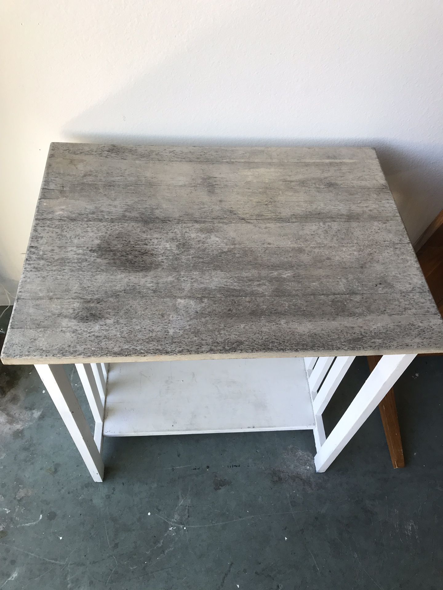 Reclaimed wood desk / work table
