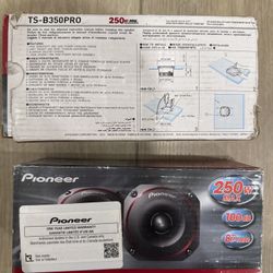 High Efficiency Bullet Tweeter- Pioneer TS-B350PRO