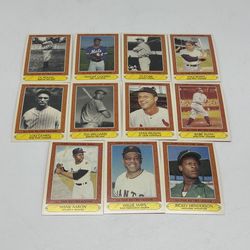 1985 Topps Collectors Series  All-Time Record Holders Lot Of 11- Ruth Williams