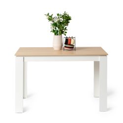 Homy Casa  MUSK 47" Minimalist Rectangular Dining Table in Oak