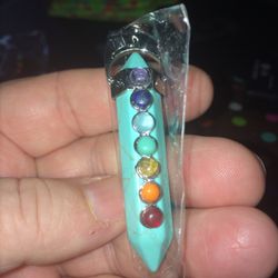 Turquoise chakra pendant