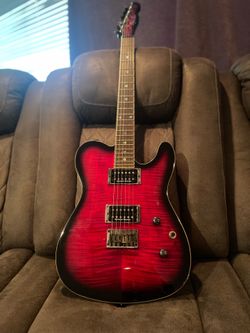 Fender Custom Telecaster FMT HH Electric Guitar, with Laurel Fingerboard (WITH CASE) & FREE Boss NS-1X Noise Suppressor Pedal