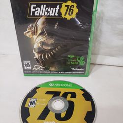 Xbox One Fallout 76 Mint Condition 