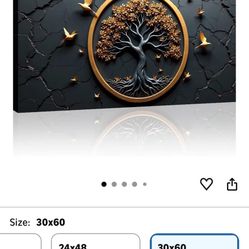 A tree Of Life Art 60” X30” 