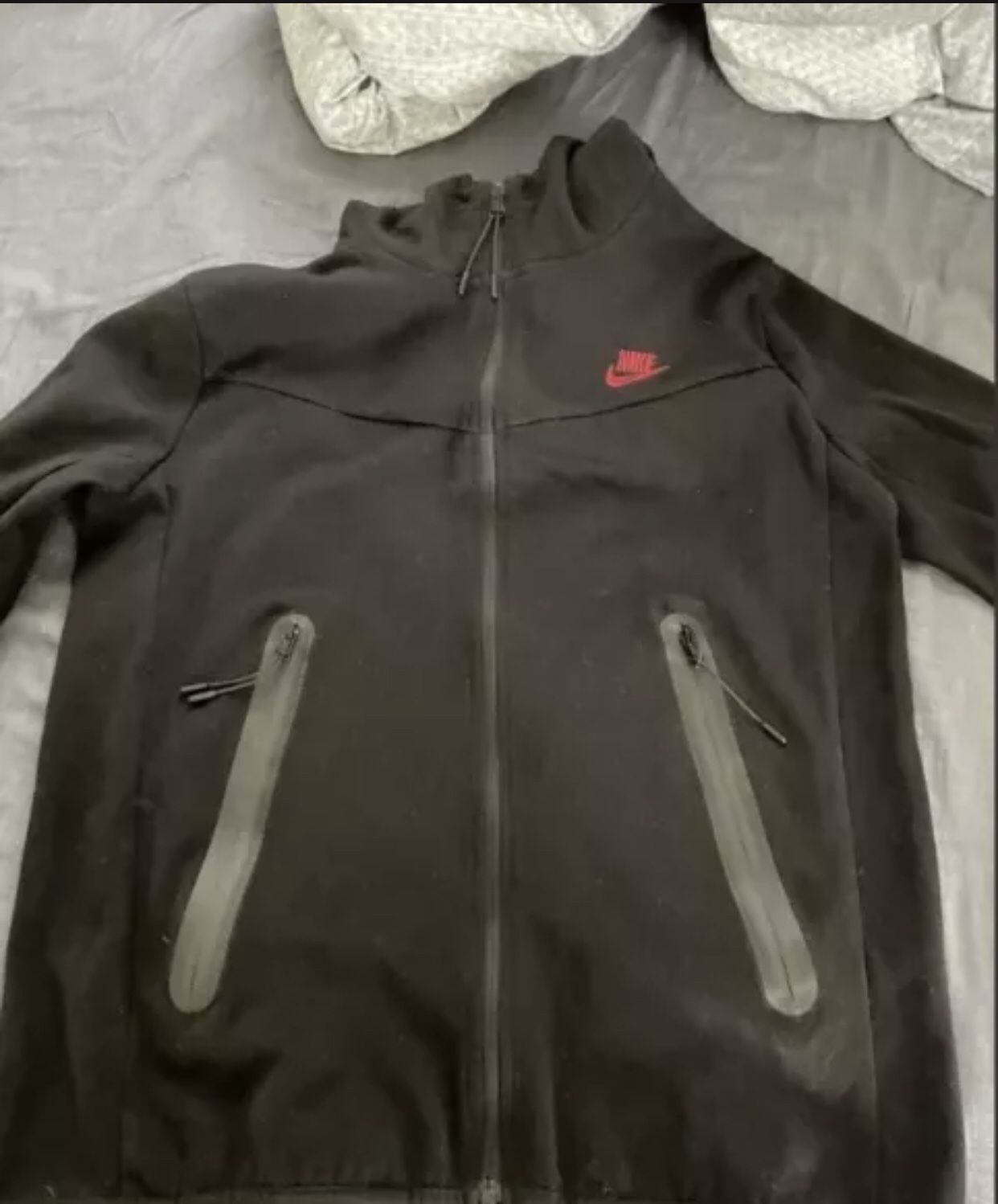Nike Tech Fleece Windrunner Full Zip Hoodie Black Men’s Medium 805144 010