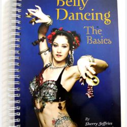 Belly Dancing Book & Kit with  4 Brass Zills