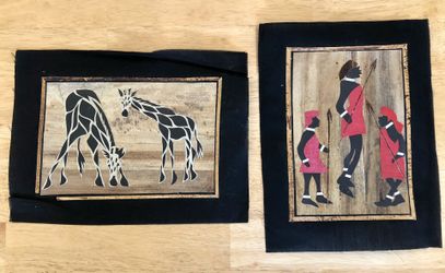 South African Banana Leaf Artwork