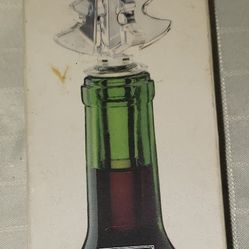 Mikasa Clear Crystal Christmas Tree Wine Topper
