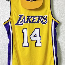 Lakers Brandon Ingram #14 Jersey - Adult Sm + Hat