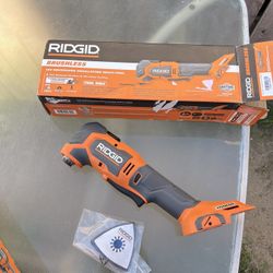 Ridgid 18v Brushless 3-speed Multi-Tool TOOL ONLY/ LIKE NEW