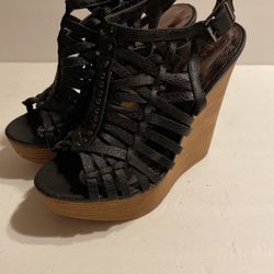 Leather Wedge 7