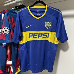 Boca Juniors Retro Tevez Jersey Size M XL 