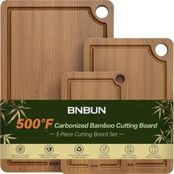 Bamboo Cutting Board 3 Piece Set