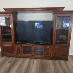 'Tobacco Cherry' Entertainment Center