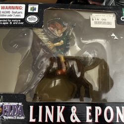 RARE* Legend Of Zelda Majora’s Mask Link And Epona Toy