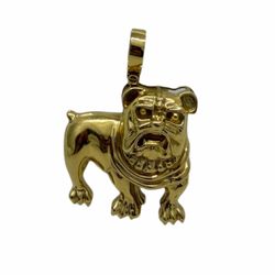 Pendant Solid Gold 14k. Bull dog
