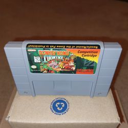 🎮  SNES Donkey Kong Country Competition Super Nintendo Game.. 🎮