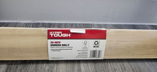 Hyper Tough Wooden Dolly 30 Inch