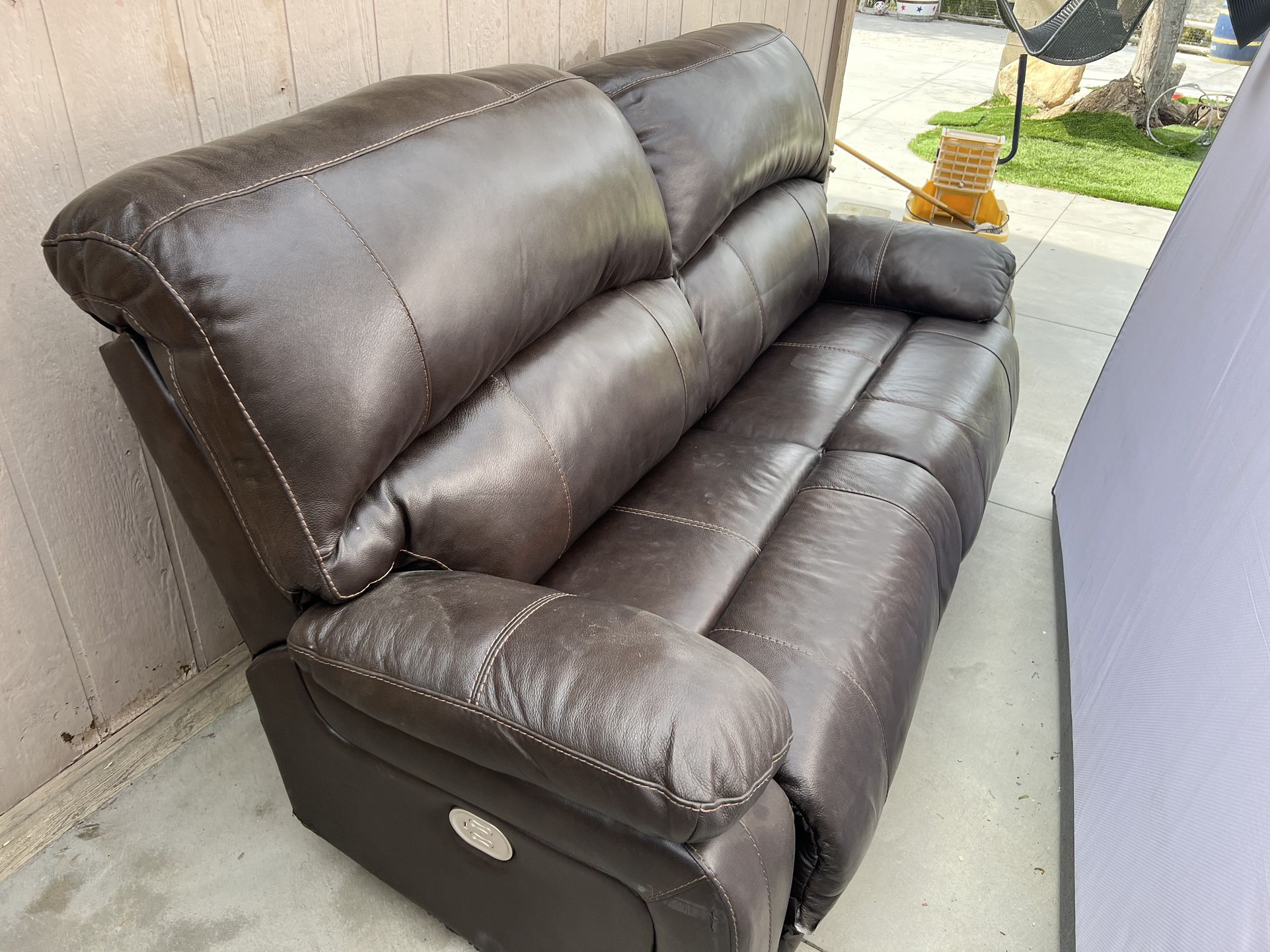 Couch Sofa Love Seat Recliner Brown 
