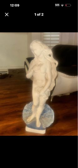 Vintage birth of Venus statue