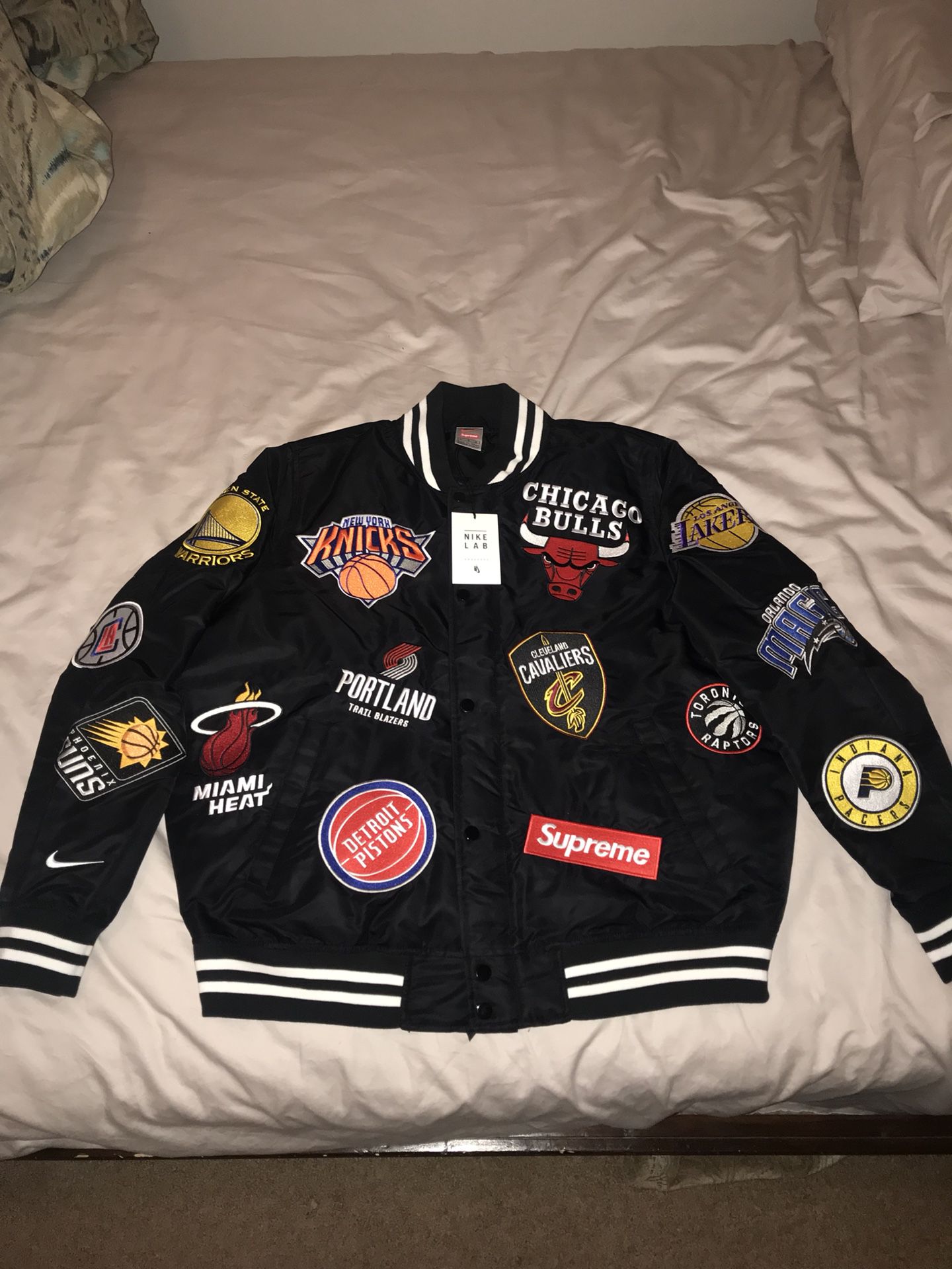 Supreme x Nike NBA Warm-Up Jacket LARGE for Sale in Los Angeles