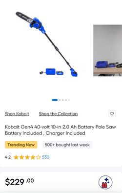 Electric pole saw
